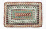 30" Oblong Jute Braided Rug – Natural Farmhouse Floor Mat by Earth Rugs