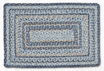 30" Oblong Jute Braided Rug – Natural Farmhouse Floor Mat by Earth Rugs