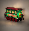 Meyda Lighting 222394 10.5" Long Train Carriage Lighted Sculpture