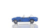 Vintage Corvette Stingray Model – Handcrafted Blue Chevrolet C2 with Rolling Wheels