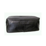 Amerileather Men’s Travel Toiletry Bag Leather with Waterproof Interior