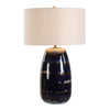 Uttermost Orleans 28″ Blue Glaze Ceramic Table Lamp