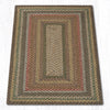 Fir/Ivory Braided Rug