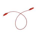 Red Alligator Clip Circuit Leads for Physics Labs – 24