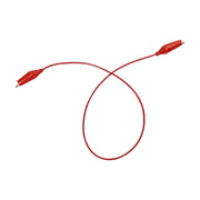 Red Alligator Clip Circuit Leads for Physics Labs – 24