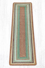 Eco-Friendly Natural Jute Oblong Braided Rug Runner 96" by Earth Rugs