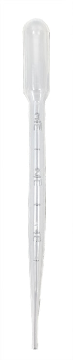 Disposable Plastic Lab Pipettes – 7ml Capacity LDPE Transfer Droppers with 3ml Graduations 6.25"L – Pack of 100 by GSC International