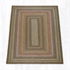 Fir/Ivory Braided Rug