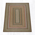 Classic Natural Jute Oblong Braided Living Room Rug 96" by Earth Rugs