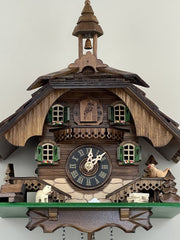 One Day Cuckoo Clock – 10 in Traditional Wall Clock – 12 Song Cuckoo Chime By River City Clocks