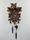 Cuckoo Clock With Hand-Carved Maple Leaves – 14 Inch With Five Leaves and One Bird by River City Clocks