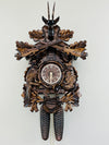 Eight Day Hunter’s Cuckoo Clock – 20 in Height – Traditional German Wood Clock for Living Room – By River City Clocks