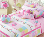 Kids Room Owl Decor Pillow – Soft Cotton Accent