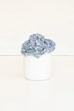 Faux Floral Stem With Blue and Lavender Blooms 14"H for Spring Decor by Kalalou