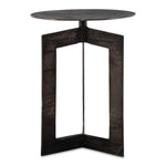 Uttermost Deltoid Gunmetal Accent Table with Aluminum Frame