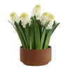 White hyacinth artificial plant