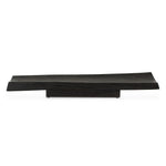 Ciaran Resin Wooden Tray – 5"H Black Wood Grain Indoor Outdoor Decorative Tray by Uttermost