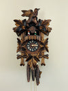 One Day Musical Cuckoo Clock – 14 in German Black Forest Musical Clock with Dancers – Hand-crafted By River City Clocks