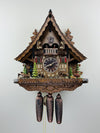 Musical Eight Day Cuckoo Clock With 17 Inch Height Bear Figure And Hand Carved Trees By River City Clocks