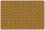 Carpets for Kids KIDSoft Comforting Circles Classroom Rug, Brown Tan, Rectangle