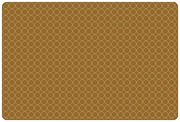 Carpets for Kids KIDSoft Comforting Circles Tonal Solid Classroom Rug, Brown Tan, Rectangle