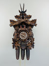 Eight Day Chalet Style Hunter Cuckoo Clock With 21 Inch Height Live Animals And Dancers By River City Clocks