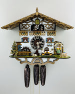 Eight Day Mechanical Cuckoo Clock With 14 Inch Height Beer Drinkers And Barmaid By River City Clocks