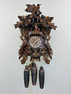 Traditional Wall Cuckoo Clock With 17 Inch Height Dancing Birds And Leaves By River City Clocks