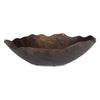 Uttermost Rich Bronze Wavy Edge Hammered Texture Obscura Decorative Outdoor Bowl