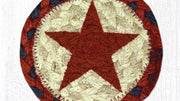 IC-15 red star design drink coaster