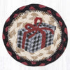 Holiday Gatherings rustic Christmas coaster 5 inch