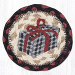 Earth Rugs Durable Holiday Gatherings Printed Coaster – Rustic 5" Christmas Design
