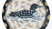 IC-43 loon bird design drink coaster