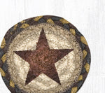 Handcrafted Farmhouse Coaster – Gold Star Design for Country Tables