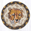 Running Cheetah Printed Coaster 5x5 Wildlife Design
