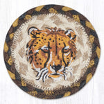 Earth Rugs Running Cheetah Printed Coaster 5"x5" Wildlife Design