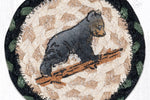 Braided Jute Bear Cub Coaster – Cozy Cabin Table Protector