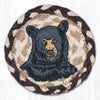 Rustic Bear Printed Coaster 5x5 by Earth Rugs