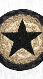 Earth Rugs Braided Jute Round Coaster – 5