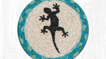 Gecko printed coaster 5 inch square drink mat eco-friendly