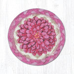 Earth Rugs Charming Boho Flower Coaster – Country Farmhouse 5"x5" Protector