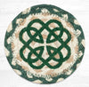 Irish Shamrock Printed Coaster 5x5 Rustic Style