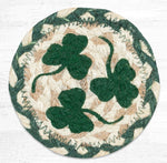 Earth Rugs Irish 4 Printed Coaster 5"x5" Shamrock Home Decor