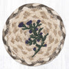 Thistle and vine printed coaster rustic farmhouse style