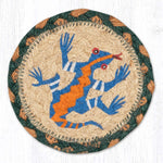 Earth Rugs Southwestern Desert Lizard Drink Coaster Rustic Lodge 5"x5"