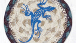 Natural Jute Gecko Coaster – Eco-Friendly Round Mat for Rustic Spaces