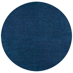 Carpets for Kids Mt St Helens Solids Collection Classroom Rug, Blueberry Blue, 6' Round