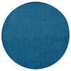Carpets for Kids Mt St Helens Solids Collection Classroom Rug, Marine Blue, 6' Round