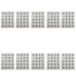 Compass Board with 20 Mini Compasses 0.4" H (Pack of 10 Boards) – Magnetic Field Exploration Set by GSC International Inc.