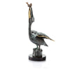 brass pelican sculpture